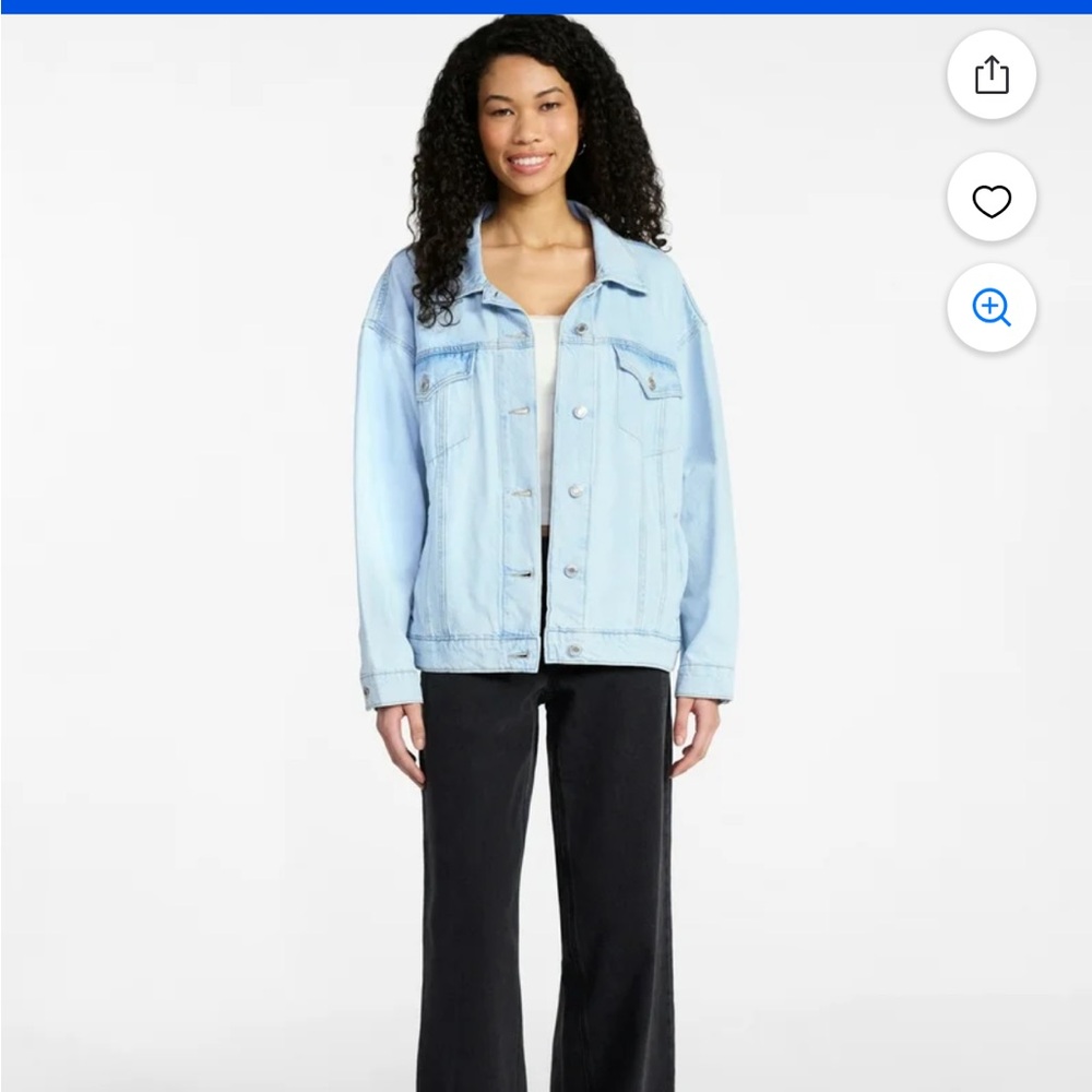 Light Blue Jean Jacket - Picture 2 of 4